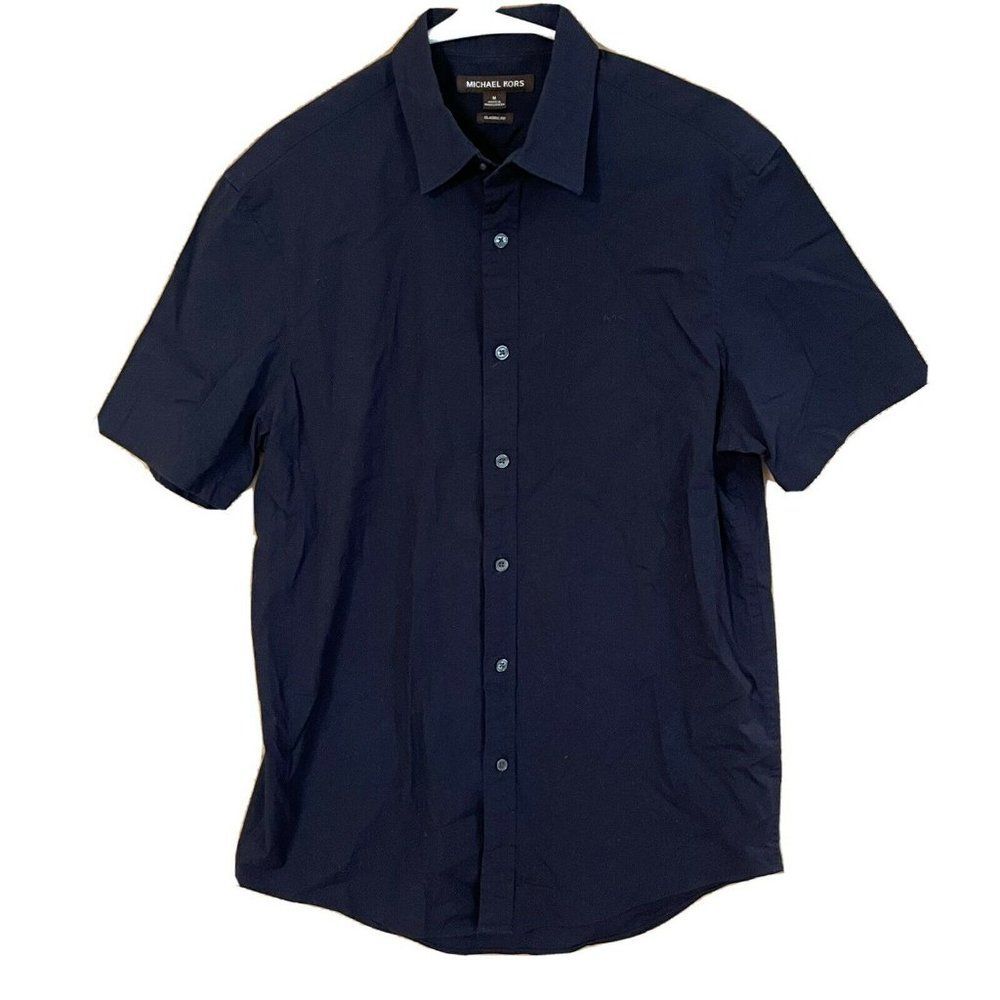 michael kors mens medium Classic Fit navy blue